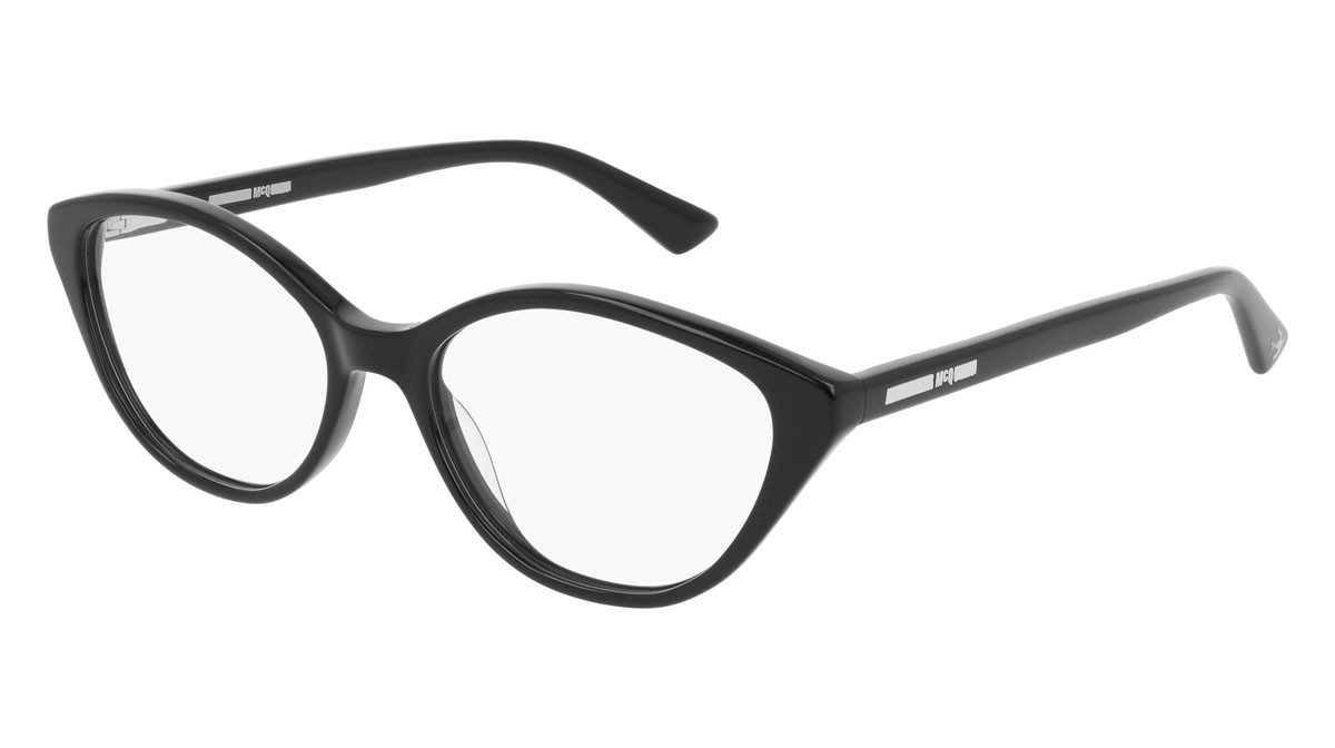 Occhiali da vista McQ London Calling MQ0253O-001 colore black forma rettangolare lenti transparent