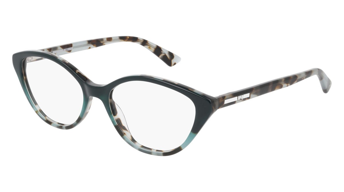 Occhiali da vista McQ London Calling MQ0253O-004 colore havana forma rettangolare lenti transparent