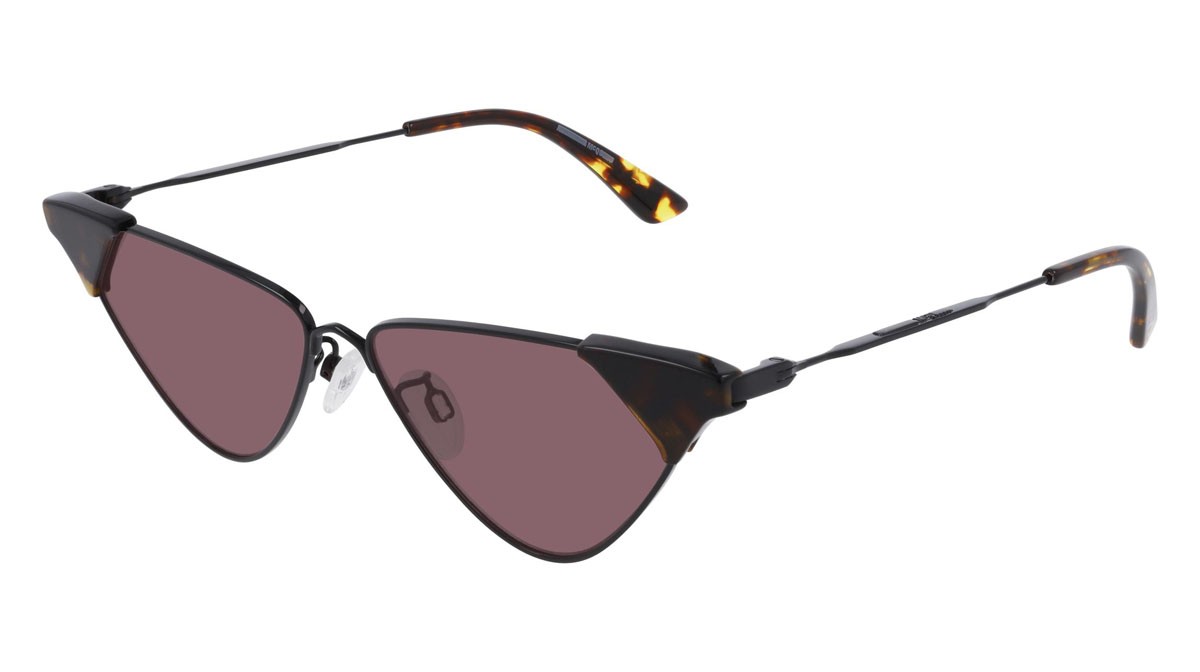Sunglasses McQ Iconic MQ0266S-004 color black shape rectangle lenses pink