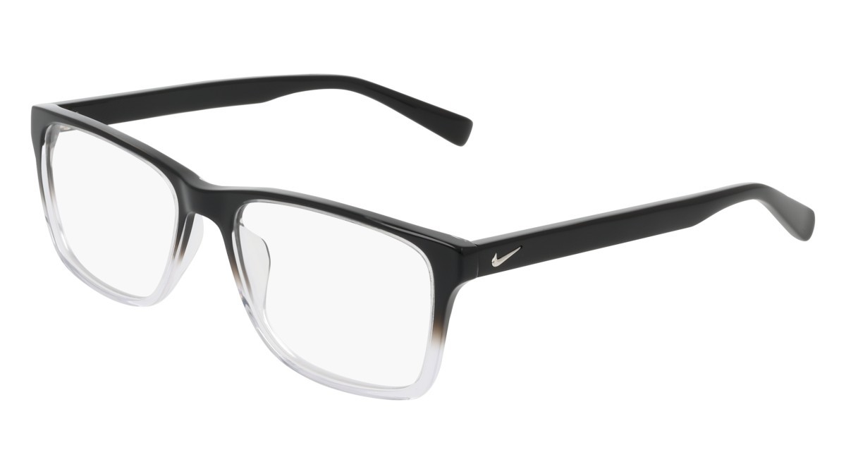 Brillen Nike NIKE 1000Y (010) farbe black/clear gradient form rechteckig 