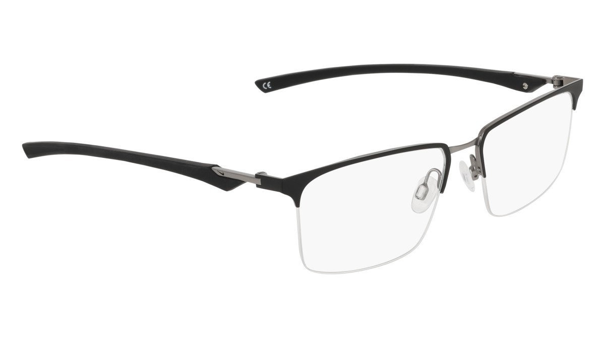 Eyeglasses Nike NIKE 4318 (001) color matte black shape rectangle lenses matte black