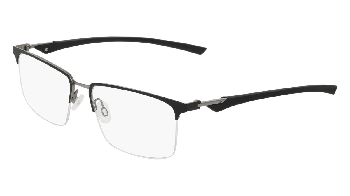 Eyeglasses Nike NIKE 4318 (001) color matte black shape rectangle lenses matte black