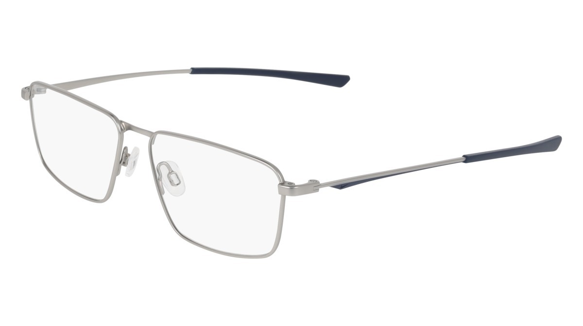 Brillen Nike NIKE 4319 (045) farbe satin silver form rechteckig 