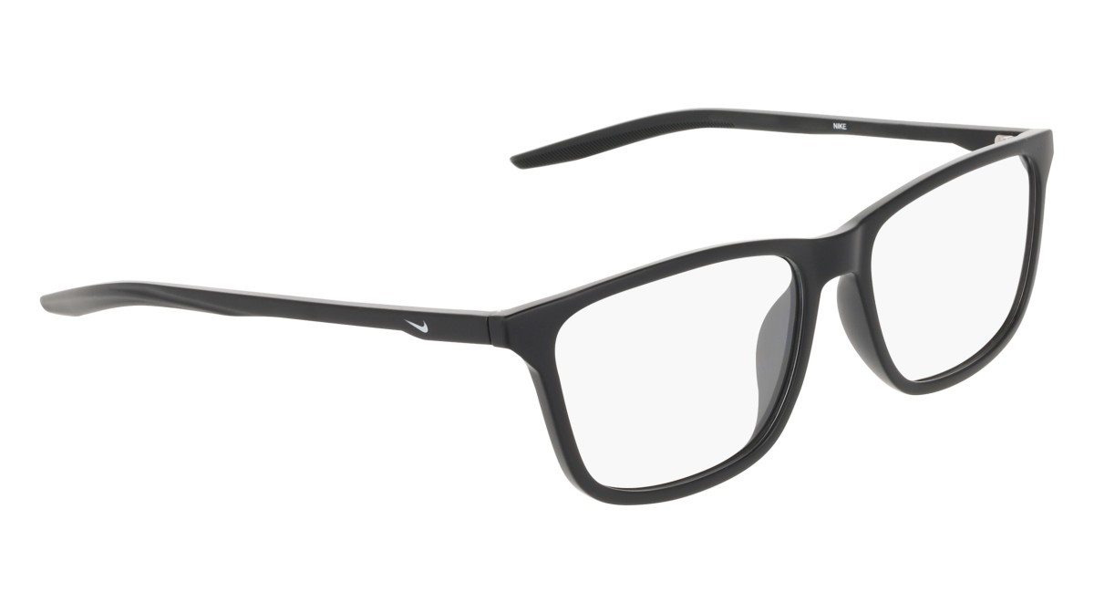 Brillen Nike NIKE 7018 (001) farbe matte black form rechteckig gläser matte black