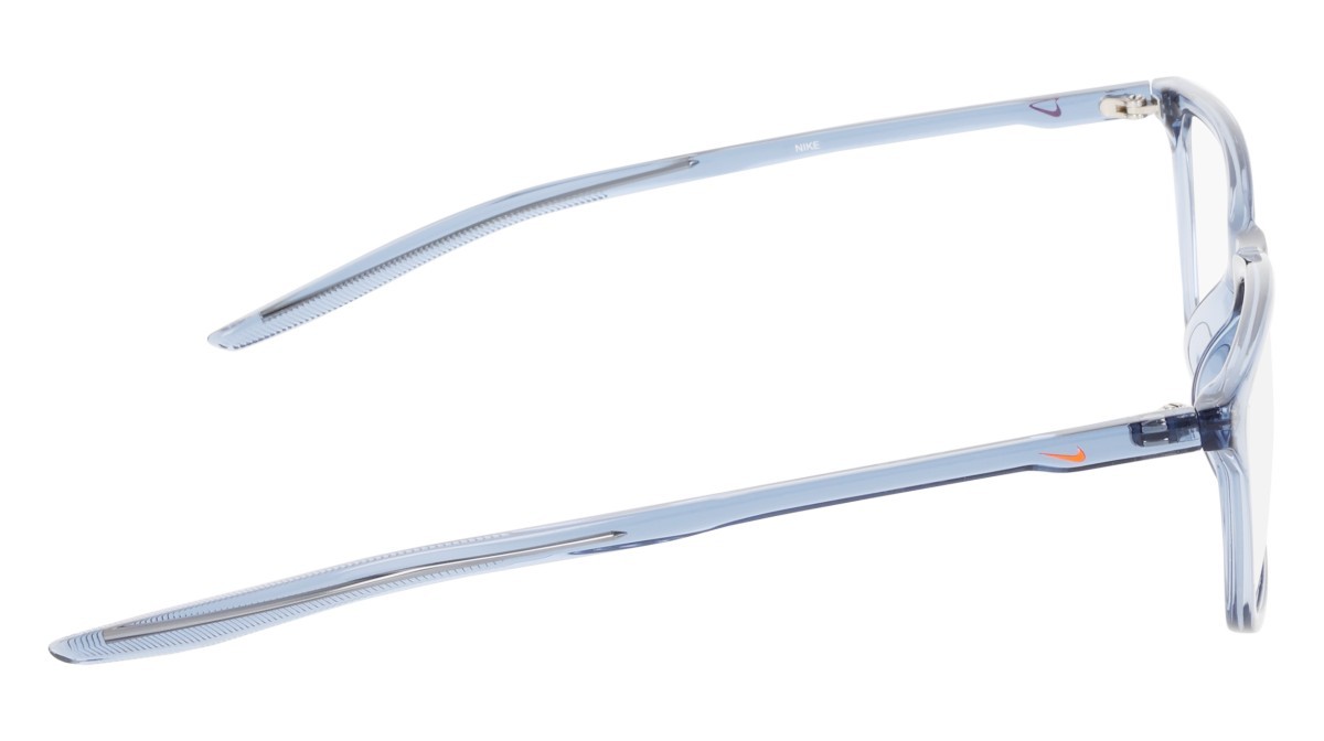 Brillen Nike NIKE 7018 (460) farbe diffused blue form rechteckig gläser diffused blue