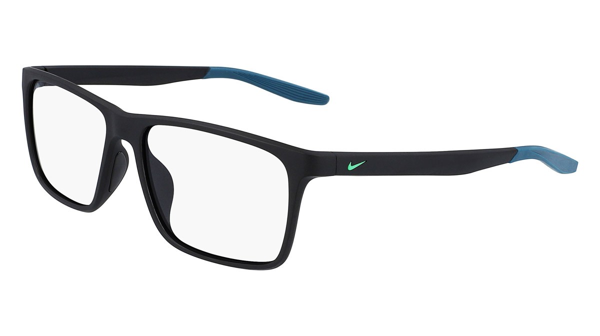 Brillen Nike NIKE 7116 (011) farbe matte black/space blue form quadratisch 