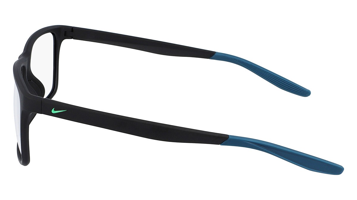 Brillen Nike NIKE 7116 (011) farbe matte black/space blue form quadratisch 