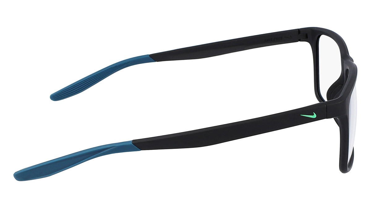 Brillen Nike NIKE 7116 (011) farbe matte black/space blue form quadratisch 