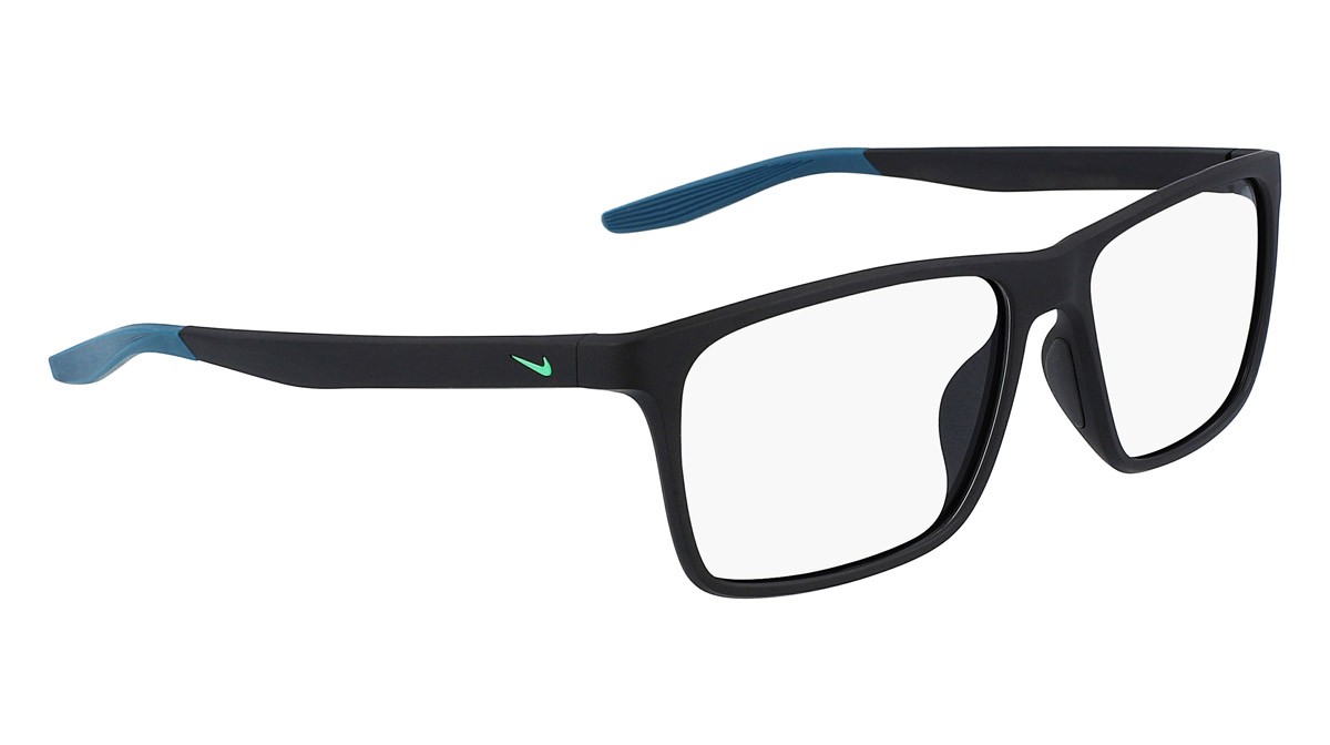 Brillen Nike NIKE 7116 (011) farbe matte black/space blue form quadratisch 