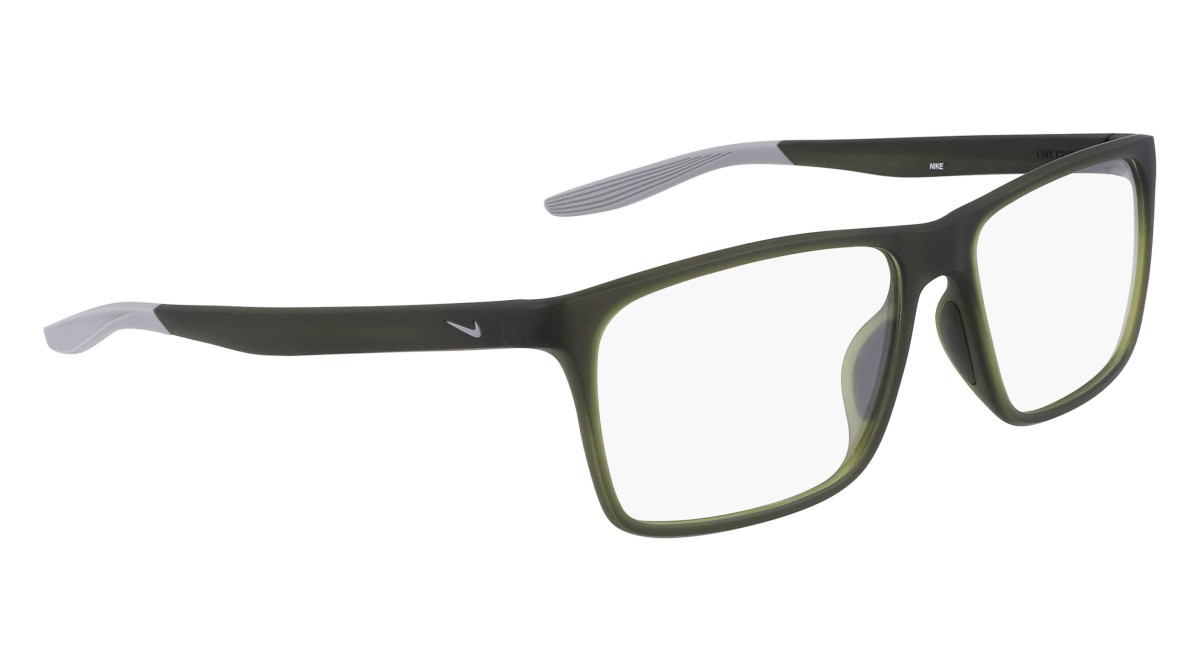 Brillen Nike NIKE 7116 N (302) farbe matte sequoia/wolf grey form quadratisch 