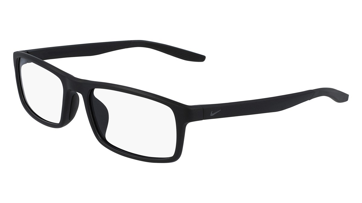 Brillen Nike NIKE 7119 N (001) farbe matte black form rechteckig 