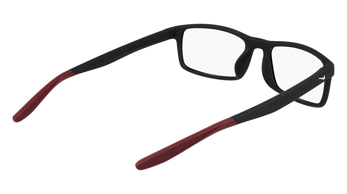 Brillen Nike NIKE 7119 N (012) farbe matte black/dark beetroot form rechteckig 