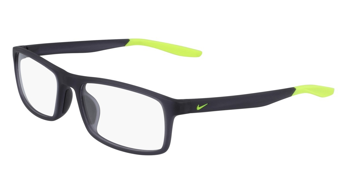 Eyeglasses Nike NIKE 7119 N (037) color matte gridiron/volt shape rectangle 