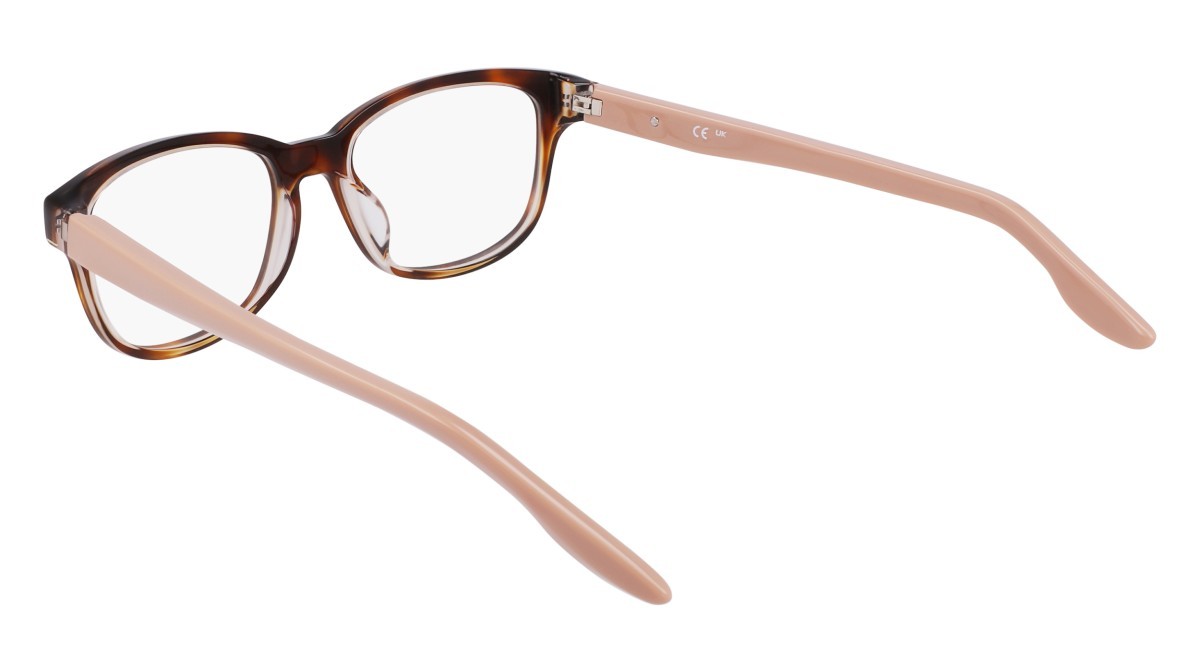 Brillen Nike NIKE 7165 N (243) farbe tortoise/crystal blush form rechteckig 