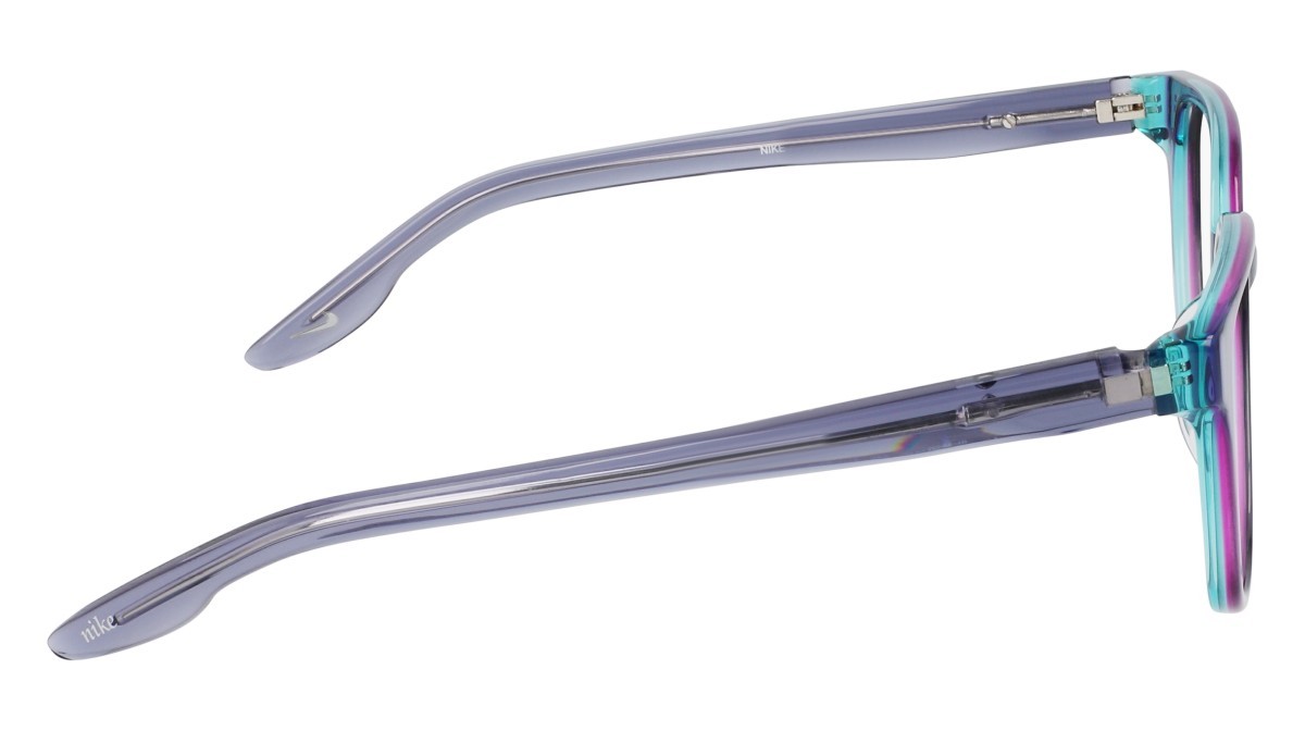 Brillen Nike NIKE 7172 (426) farbe denim/teal laminate form quadratisch gläser bd8 demo lens