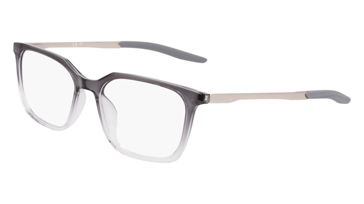 Brillen Nike NIKE 7227 (035) farbe smoke grey/crystal fade form rechteckig gläser smoke grey/crystal fade