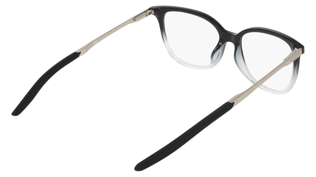 Brillen Nike NIKE 7228 N (010) farbe black/crystal fade form cat-eye 