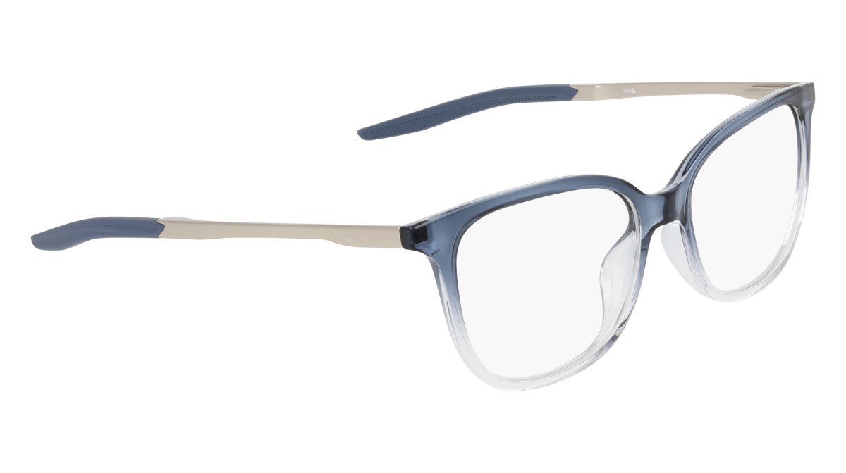 Brillen Nike NIKE 7228 N (461) farbe diffused blue/grey fade form cat-eye 