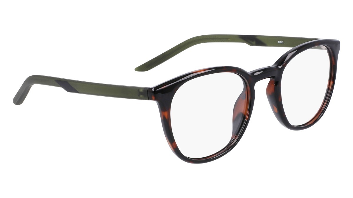 Brillen Nike NIKE 7260 (239) farbe tortoise/matte rough green form rund 
