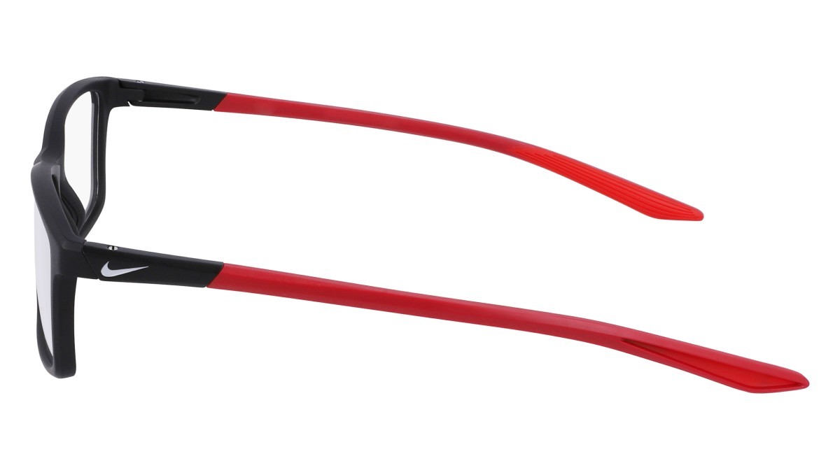 Brillen Nike NIKE 7287 N (006) farbe matte black/gym red form rechteckig 