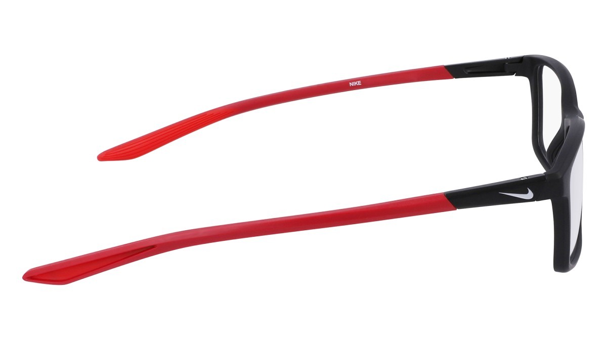 Brillen Nike NIKE 7287 N (006) farbe matte black/gym red form rechteckig 
