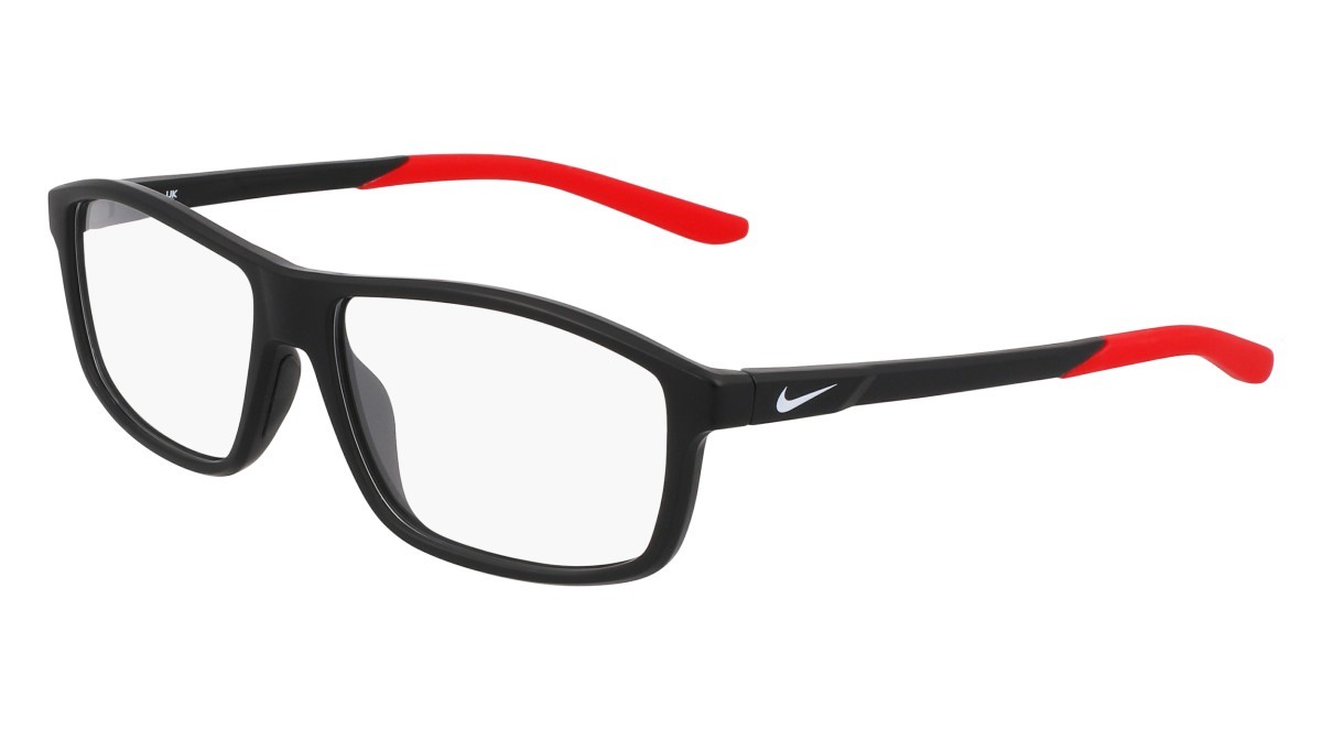 Eyeglasses Nike NIKE 7291 (006) color matte black/university red shape rectangle lenses matte black/university red