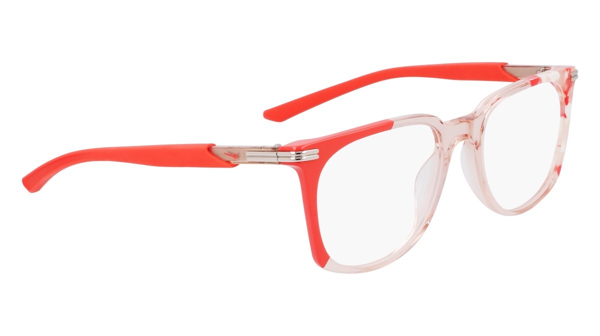 Brillen Nike NIKE 7310 (681) farbe peach/coral form quadratisch gläser peach/coral