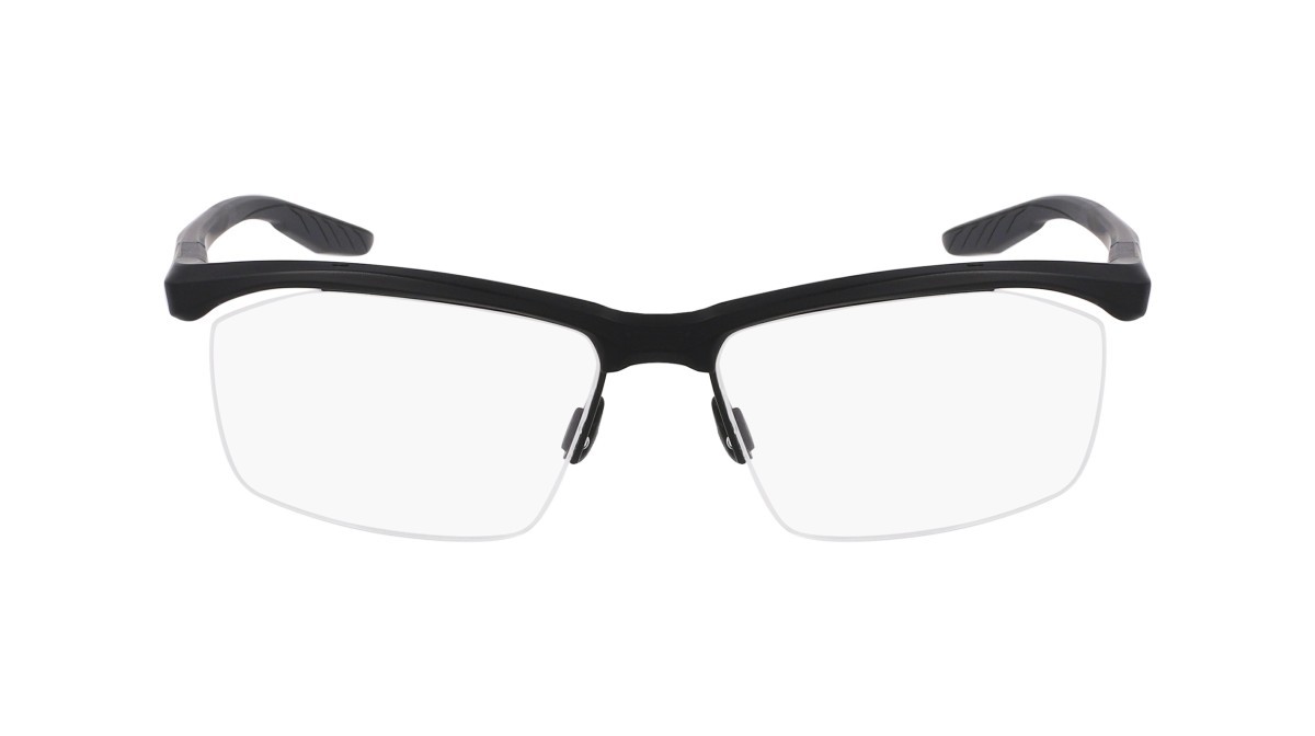Eyeglasses Nike NIKE 7402 (001) color matte black shape rectangle 