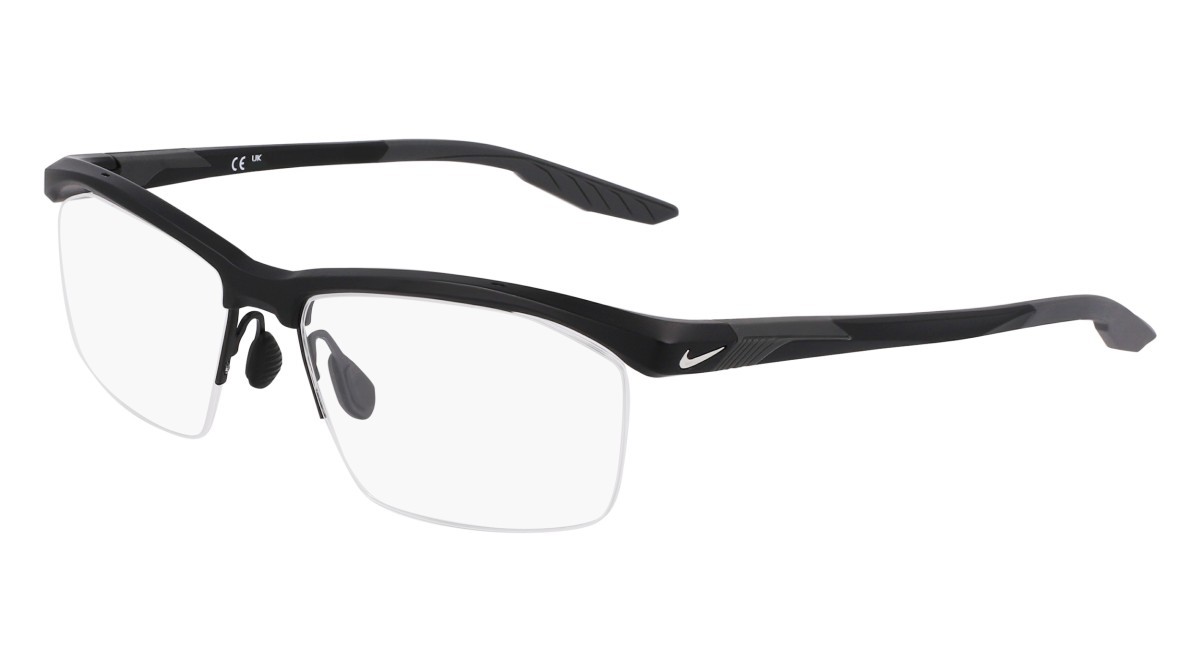 Eyeglasses Nike NIKE 7402 (001) color matte black shape rectangle 