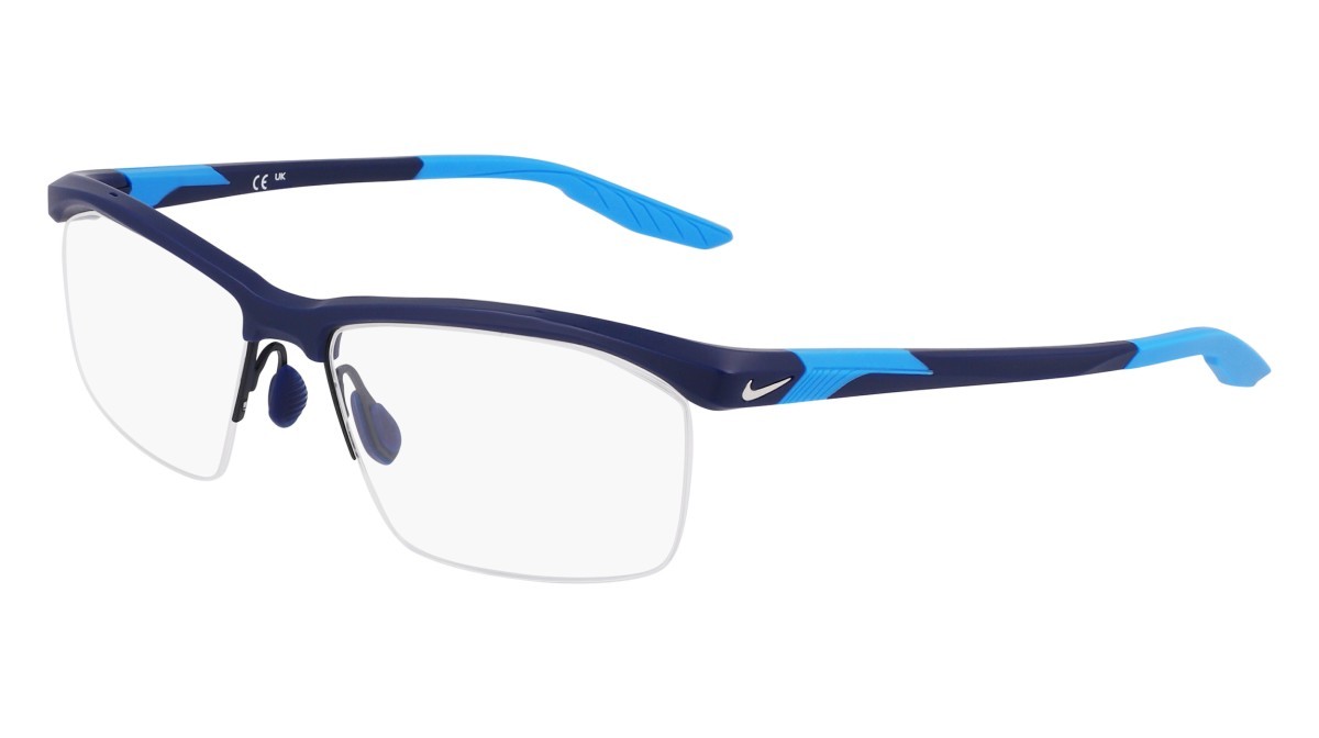 Eyeglasses Nike NIKE 7402 (410) color matte midnight navy shape rectangle 