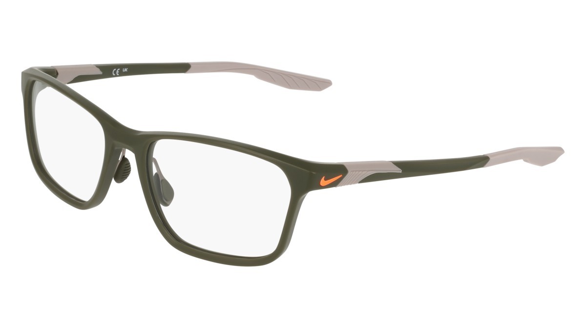 Occhiali da vista Nike NIKE 7405 (315) colore matte cargo khaki forma rettangolare 