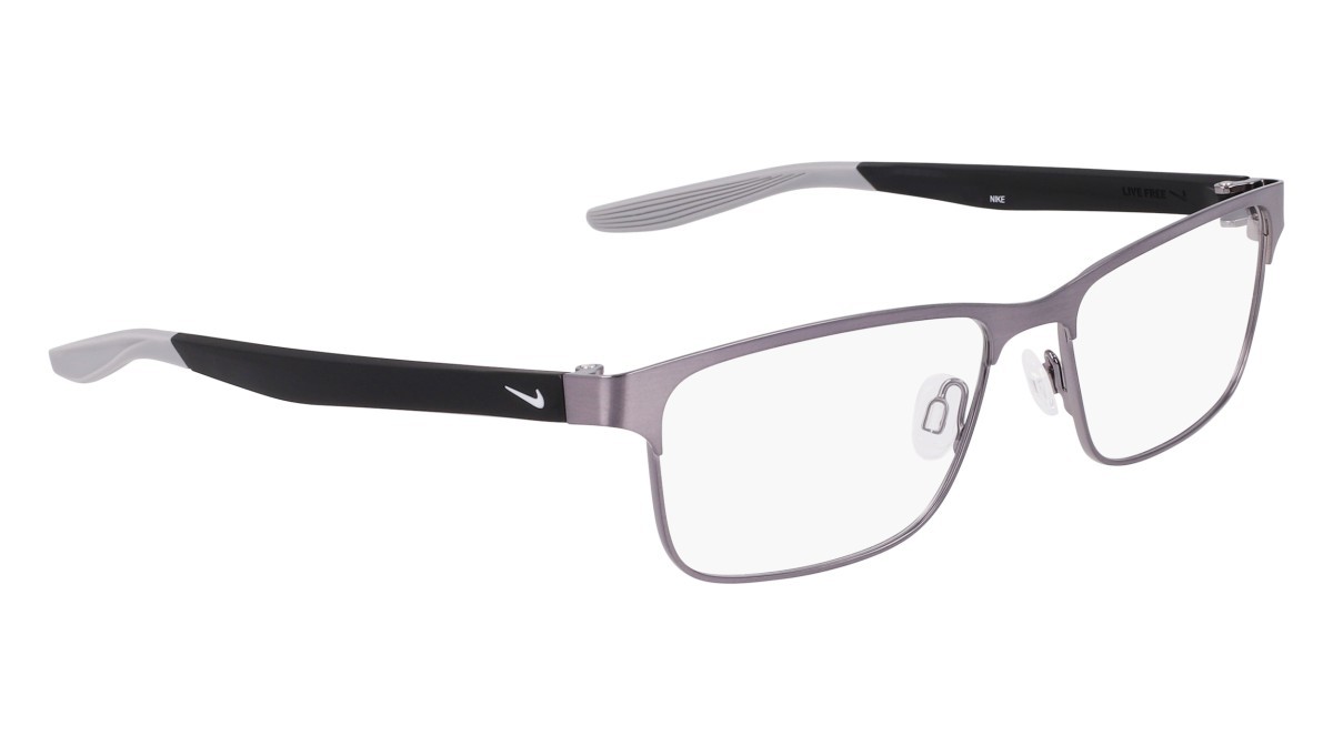 Brillen Nike NIKE 8130 N (070) farbe brushed gunmetal/wolf grey form rechteckig 