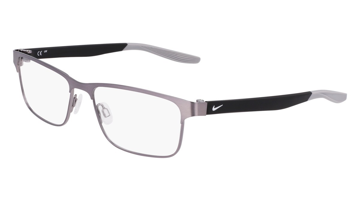 Brillen Nike NIKE 8130 N (070) farbe brushed gunmetal/wolf grey form rechteckig 