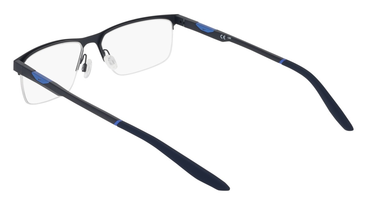Eyeglasses Nike NIKE 8144 (411) color matte obsidian shape rectangle 