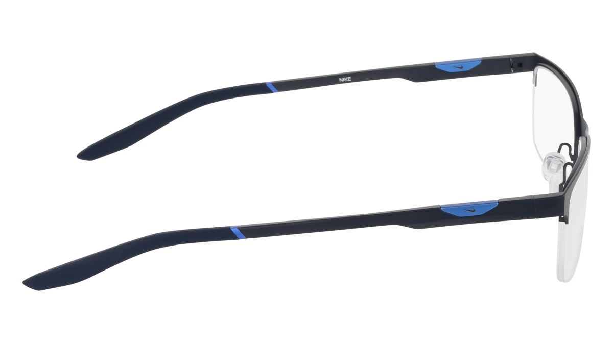 Eyeglasses Nike NIKE 8144 (411) color matte obsidian shape rectangle 