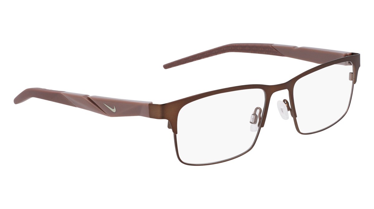 Brillen Nike NIKE 8154 N (201) farbe satin brown basalt form rechteckig 