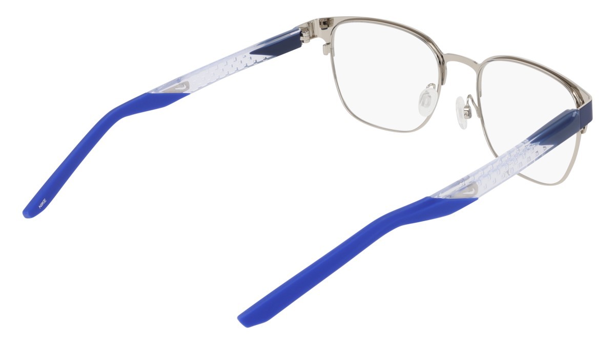 Brillen Nike NIKE 8156 (412) farbe matte blue void/silver form quadratisch gläser matte blue void/siilver