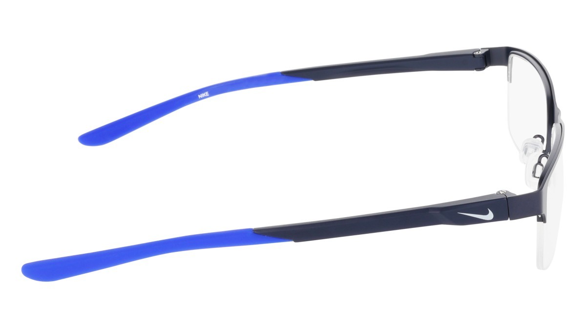 Brillen Nike NIKE 8159 (411) farbe matte obsidian/racer blue form rechteckig gläser matte obsidian/racer blue