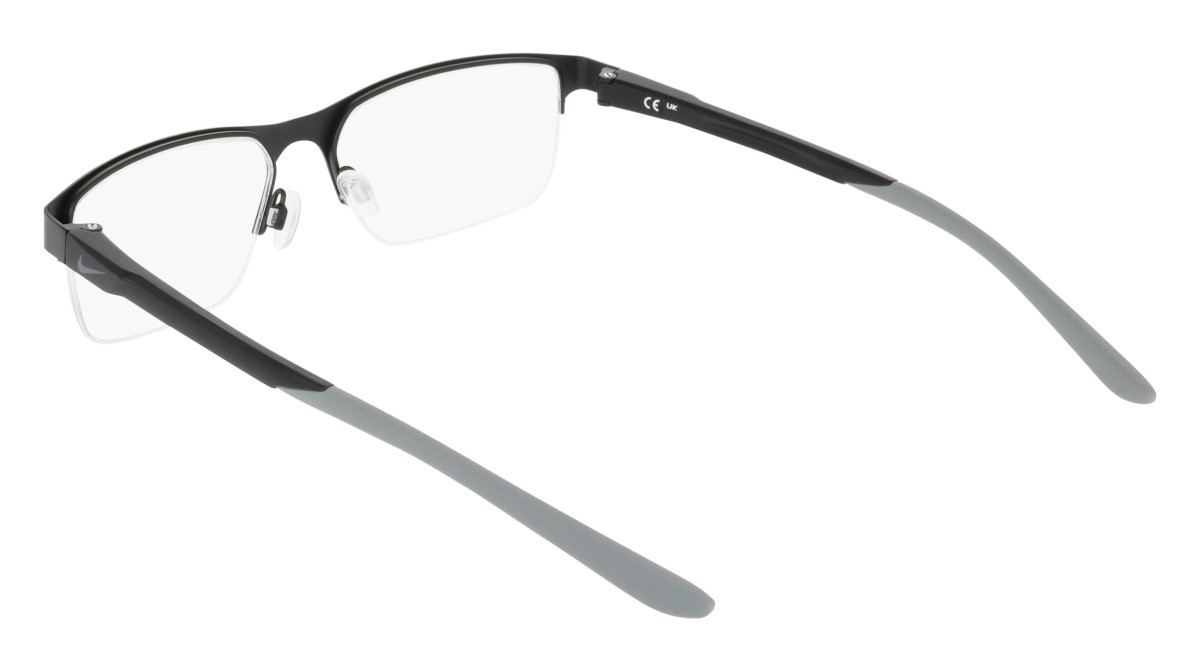 Brillen Nike NIKE 8159 N (001) farbe matte black/smoke grey form rechteckig 