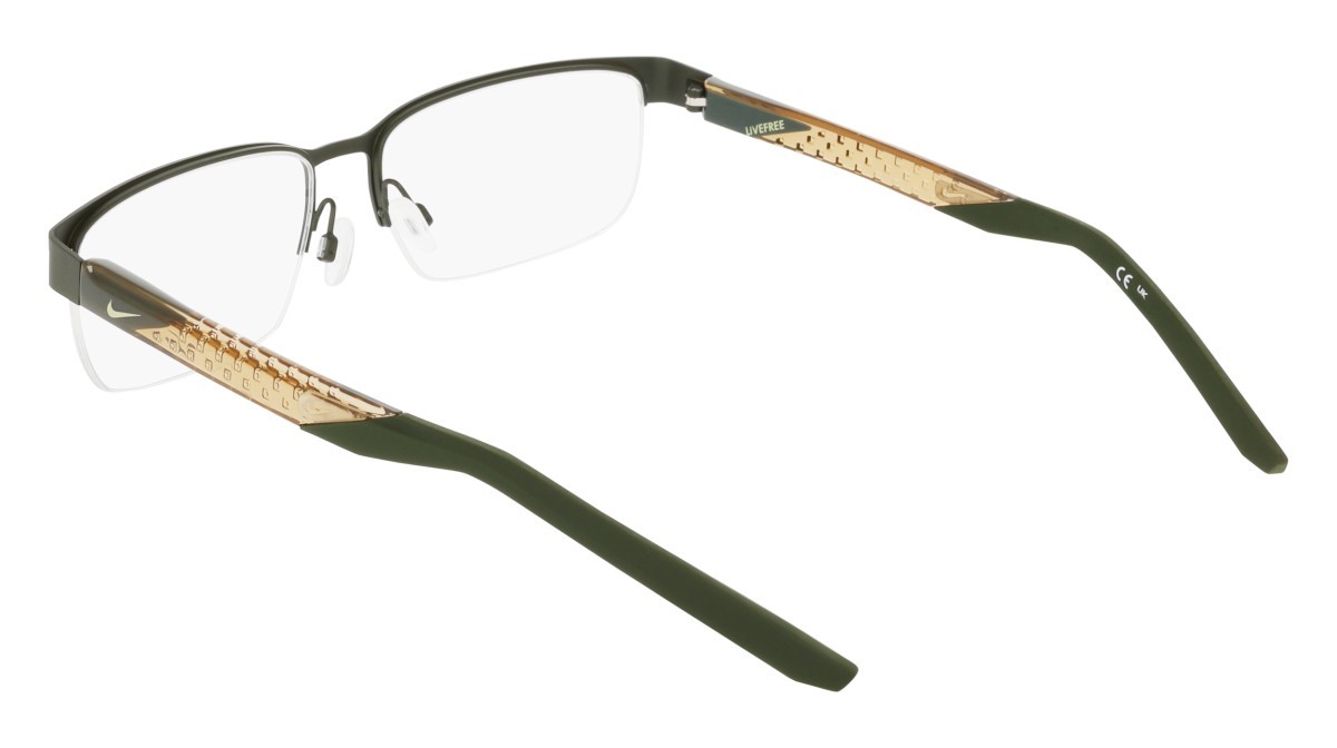 Brillen Nike NIKE 8184 (302) farbe matte sequoia form rechteckig gläser matte sequoia