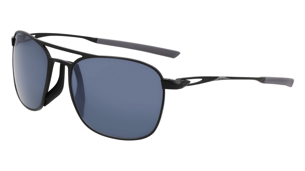 Sonnenbrillen Nike NIKE ACE DRIVER EV24008 (010) farbe satin black / grey form navigator gläser dark grey (max pro)