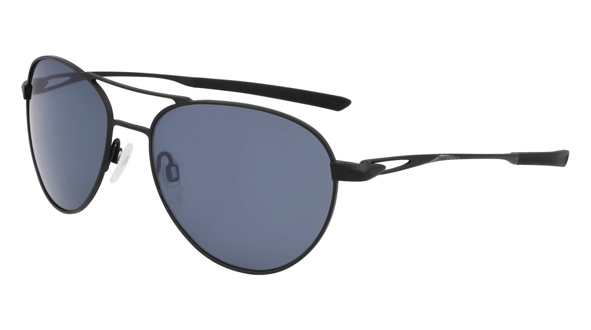 Sonnenbrillen Nike NIKE ACE DRIVER I EV24041 (010) farbe matte black / grey form aviator gläser dark grey (max pro)