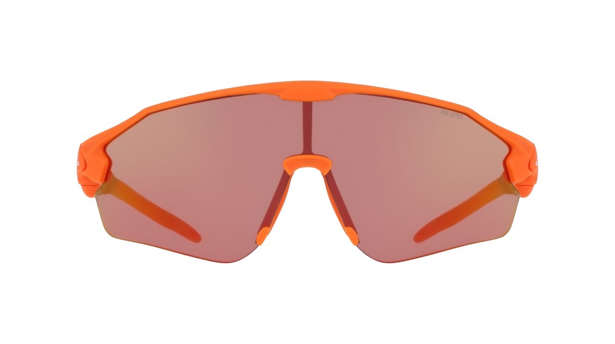 Sonnenbrillen Nike NIKE ACG VISTA PEAK IQ9341X (819) farbe mat safety orange / orange mir form maske gläser grey w/ dark orange mirror (max+)