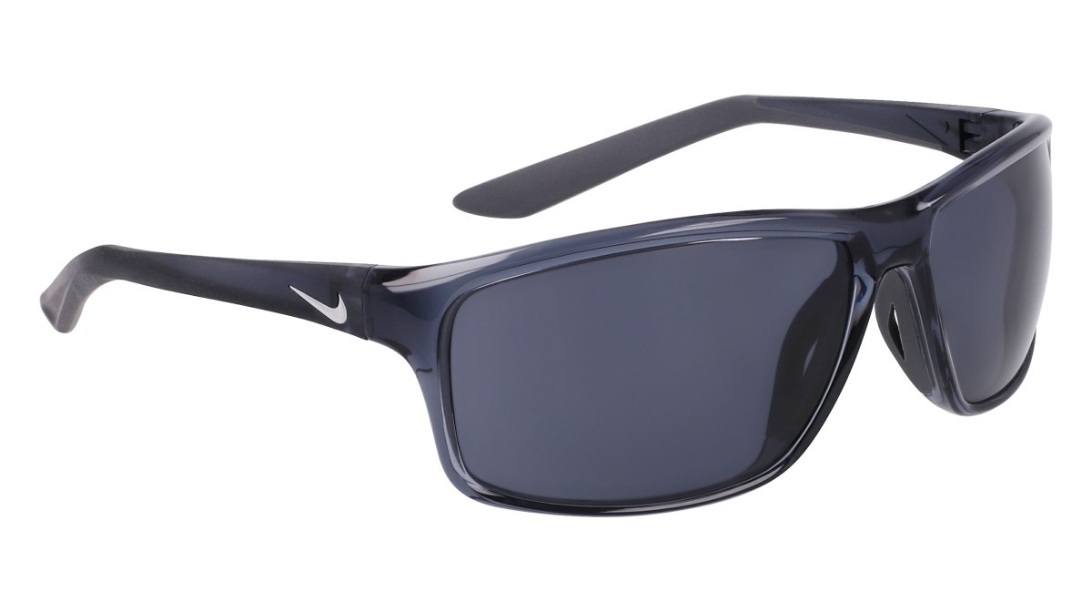 Sunglasses Nike NIKE ADRENALINE 22 DV2372 (021) color dark grey/grey shape rectangle lenses dark gray