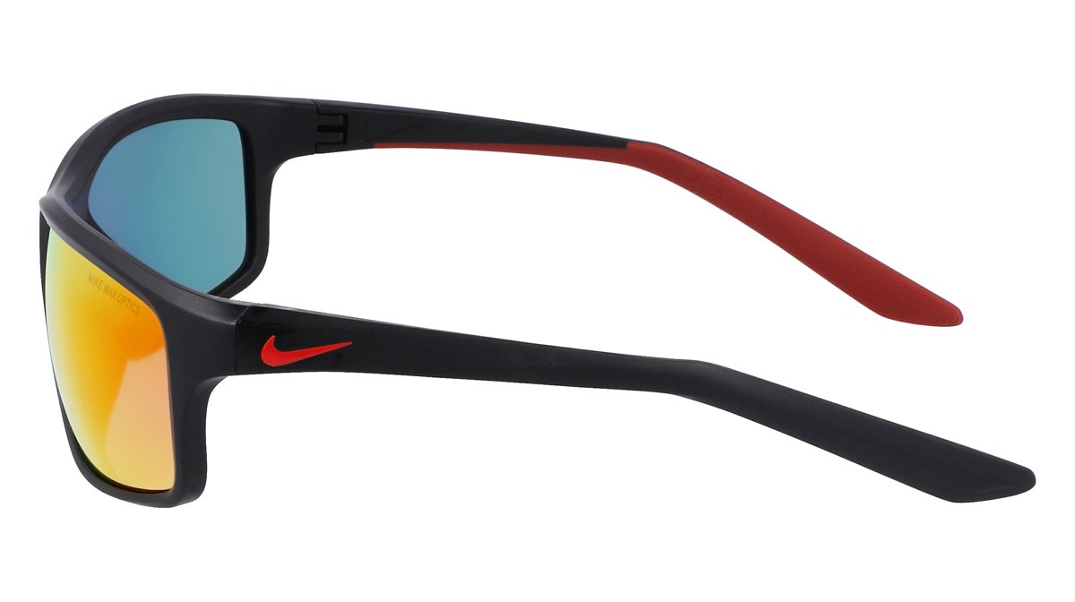 Sonnenbrillen Nike NIKE ADRENALINE 22 M DV2155 (010) farbe matte black/red mirror form rechteckig gläser red mirror