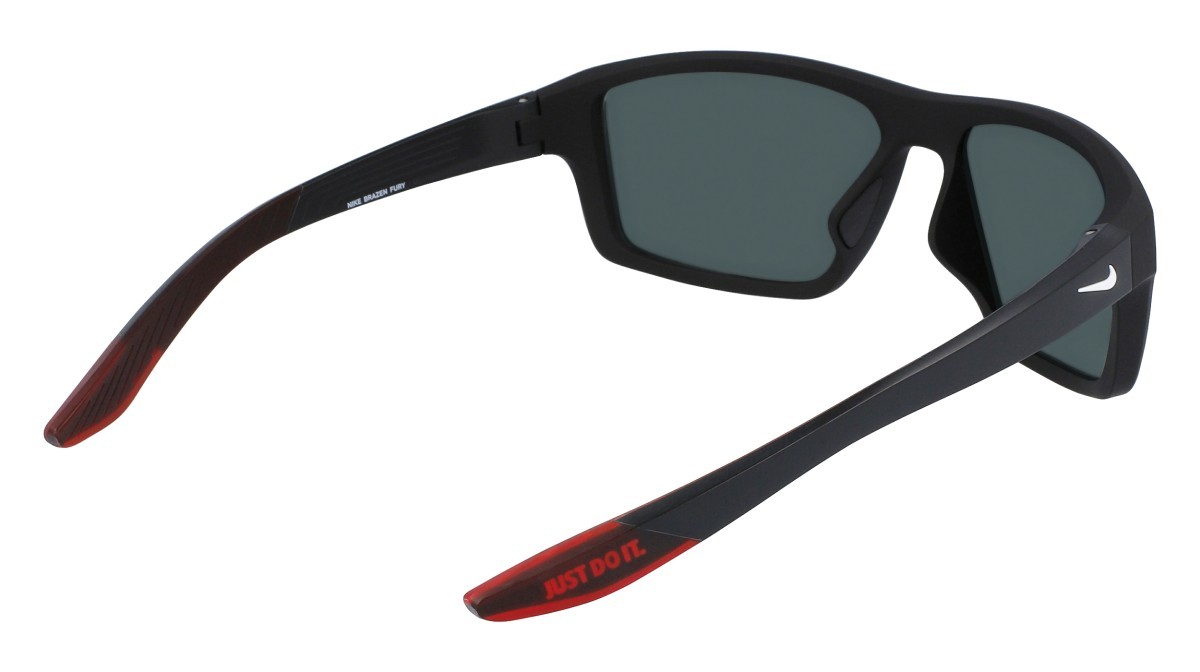 Occhiali da sole Nike NIKE BRAZEN FURY E FJ2275 (010) colore matte black/field tint forma rettangolare 