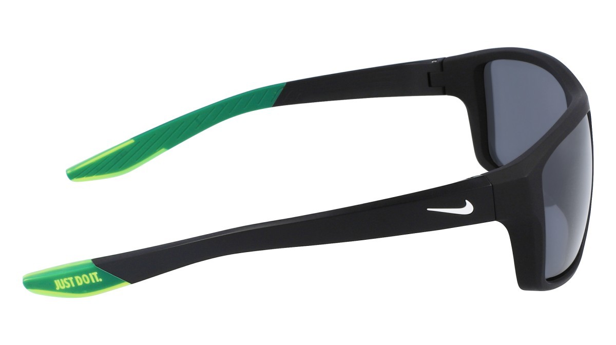 Sonnenbrillen Nike NIKE BRAZEN FURY FJ2259 (010) farbe matte black/dark grey form rechteckig 