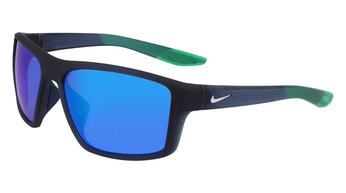Sonnenbrillen Nike NIKE BRAZEN FURY M NN IU4698X (410) farbe mt midnight navy/turq mirro form rechteckig 
