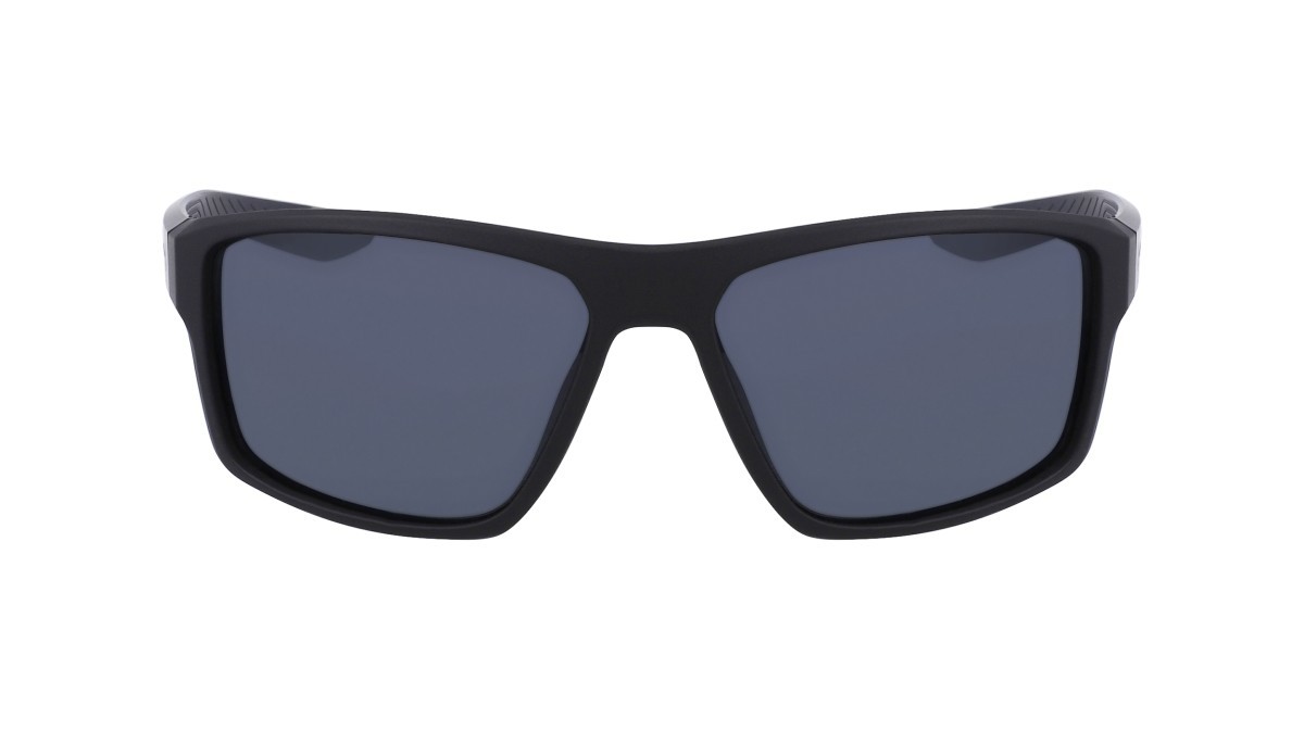 Sunglasses Nike NIKE BRAZEN FURY NN IU8072X (011) color matte black/silver flash shape rectangle lenses dark gray