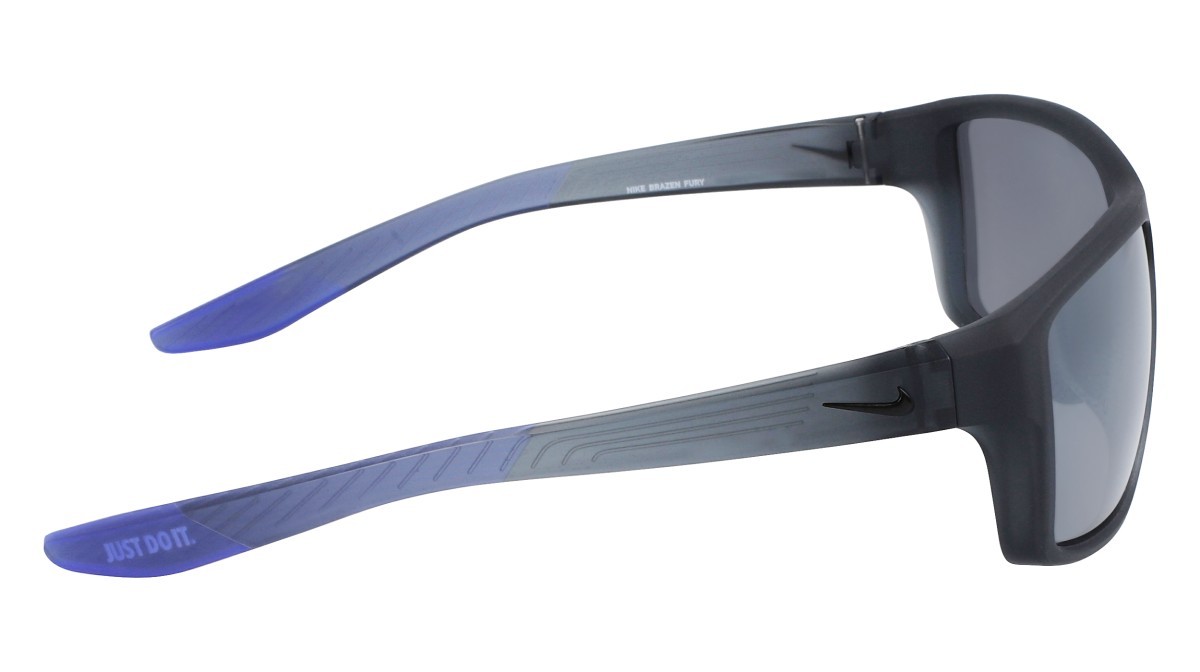 Sunglasses Nike NIKE BRAZEN FURY NN IU8072X (021) color matte dark grey/silver flas shape rectangle 